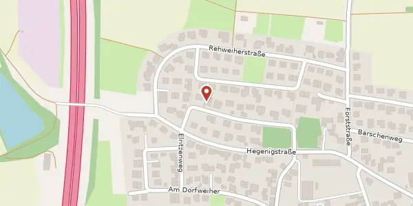 Karte der Umgebung von Hechtweg 22a, 91056 Erlangen