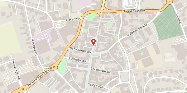 Karte der Umgebung von Hauptstraße 46, 54634 Bitburg