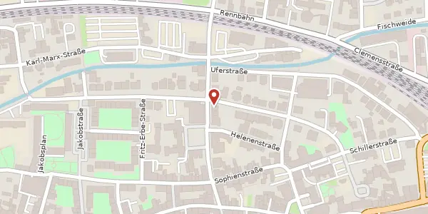 Karte der Umgebung von Goethestraße 24, 99817 Eisenach