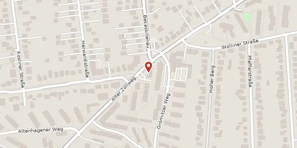 Karte der Umgebung von Alter Zollweg 99, 22147 Hamburg