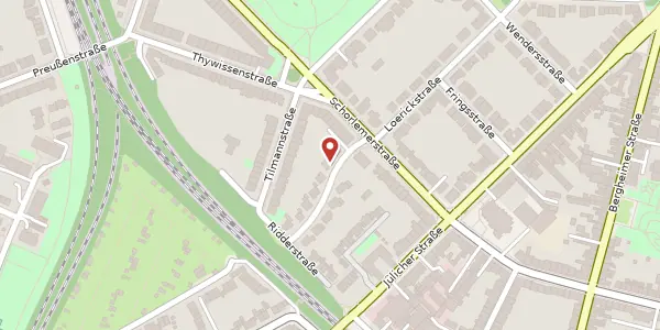 Karte der Umgebung von Langenbachstr. 4, 41464 Neuss
