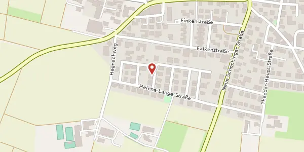 Karte der Umgebung von Luise-Rist-Weg 3, 71282 Hemmingen