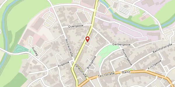 Karte der Umgebung von Geraer Straße 12, 07907 Schleiz