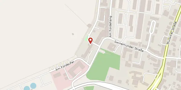 Karte der Umgebung von Am Fördeufer 6, 24944 Flensburg