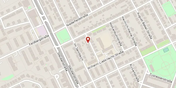 Karte der Umgebung von Wilhelm-Blos-Straße 13, 68199 Mannheim