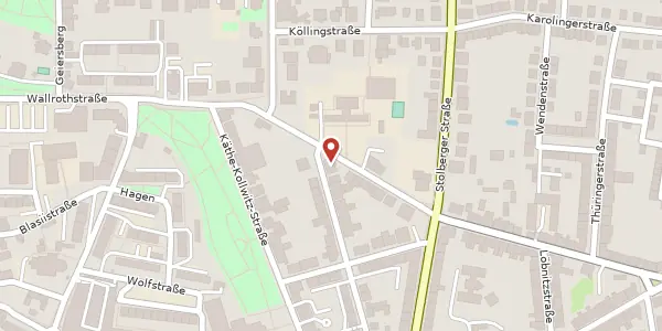 Karte der Umgebung von Spiegelstraße 15, 99734 Nordhausen