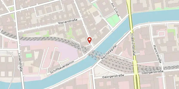 Karte der Umgebung von Albrechtstraße 12, 10117 Berlin