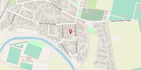 Karte der Umgebung von Obergasse 9c, 61118 Bad Vilbel