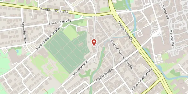 Karte der Umgebung von Alfred-Delp-Straße 12, 73430 Aalen