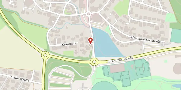 Karte der Umgebung von Wilhelmshöher Straße 1, 34225 Baunatal