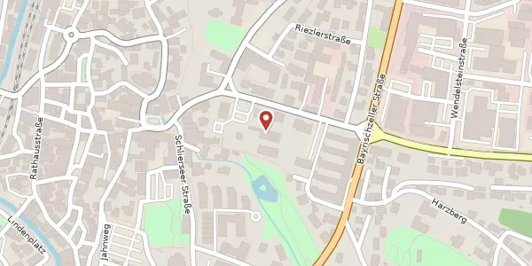 Karte der Umgebung von Rosenheimer Str. 14 a, 83714 Miesbach