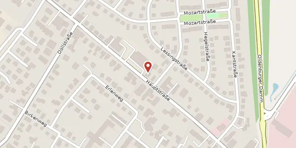 Karte der Umgebung von Hauptstr. 35, 26452 Sande