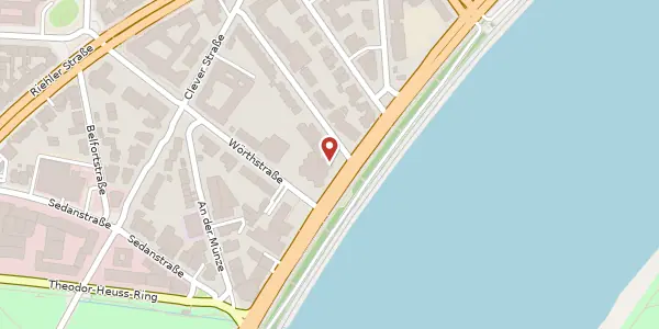 Karte der Umgebung von Mevissenstr. 16/03, 50668 Köln