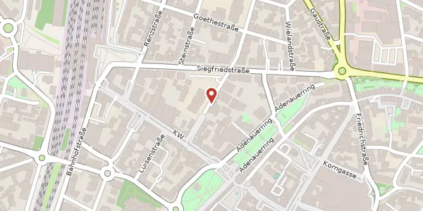 Karte der Umgebung von Karmeliterstraße 6, 67547 Worms