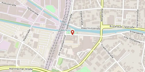 Karte der Umgebung von Werderstraße 10, 69469 Weinheim