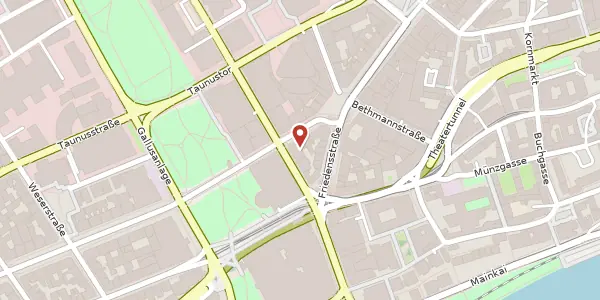 Karte der Umgebung von Neue Mainzer Str. 26, 60311 Frankfurt