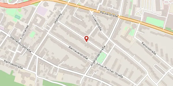 Karte der Umgebung von Blücherstr. 33, 53115 Bonn