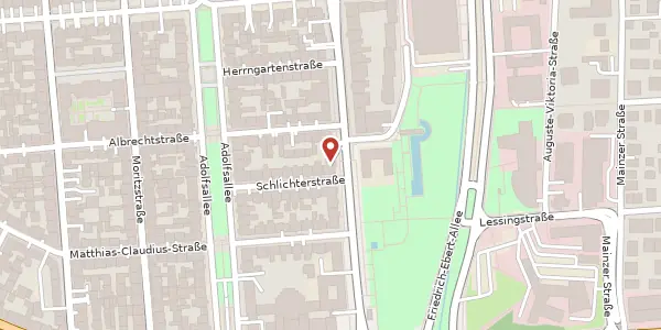 Karte der Umgebung von Bahnhofstr. 61, 65185 Wiesbaden