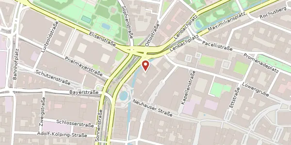 Karte der Umgebung von Karlsplatz 3, 80335 München