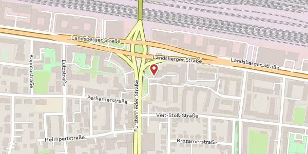 Karte der Umgebung von Fürstenrieder Str. 5, 80687 München