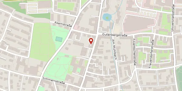 Karte der Umgebung von Kumpfmühler Str. 44, 93051 Regensburg