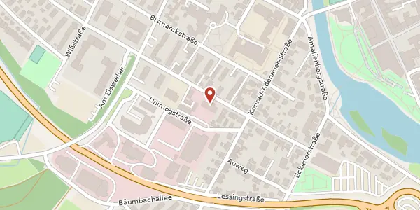 Karte der Umgebung von Jahnstraße 19, 76571 Gaggenau