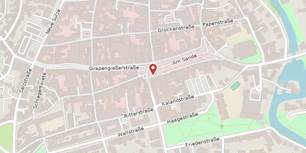 Karte der Umgebung von Am Sande 5, 21335 Lüneburg