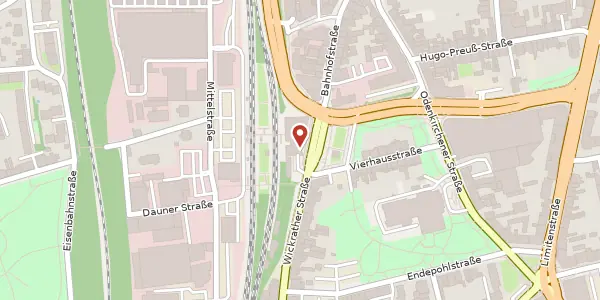 Karte der Umgebung von Bahnhofstr. 66, 41236 Mönchengladbach