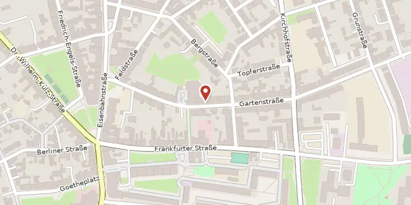 Karte der Umgebung von Gartenstraße 39, 15517 Fürstenwalde