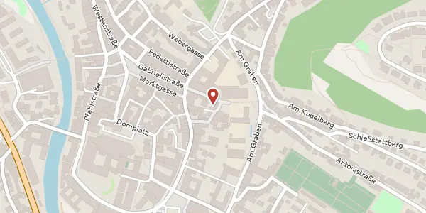Karte der Umgebung von Dominikanergasse 2, 85072 Eichstätt