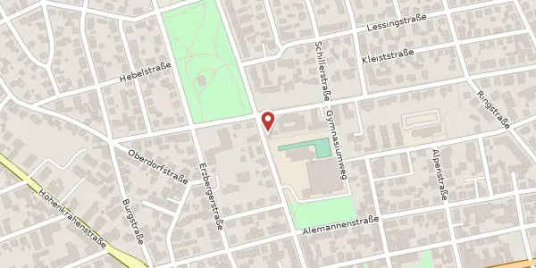 Karte der Umgebung von August-Ruf-Straße 48, 78224 Singen
