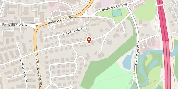 Karte der Umgebung von Riedelsberger Weg 58, 95448 Bayreuth