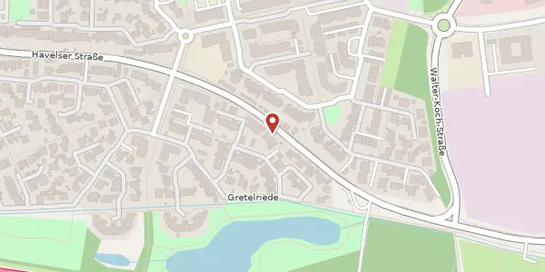 Karte der Umgebung von Erlkönigweg 12, 30823 Garbsen