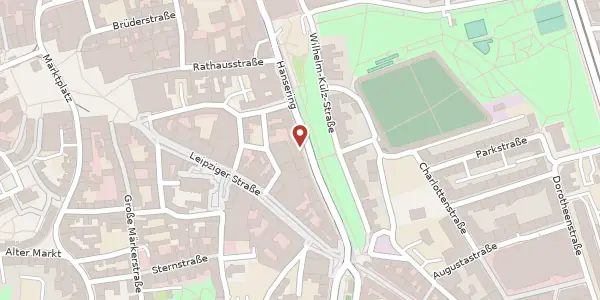 Karte der Umgebung von Hansering 9/10, 06108 Halle (Saale)