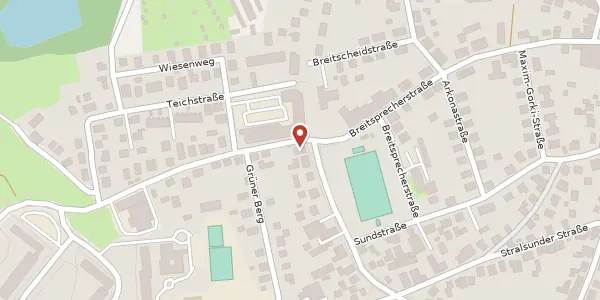 Karte der Umgebung von Feldstraße 1, 18528 Bergen/Rügen