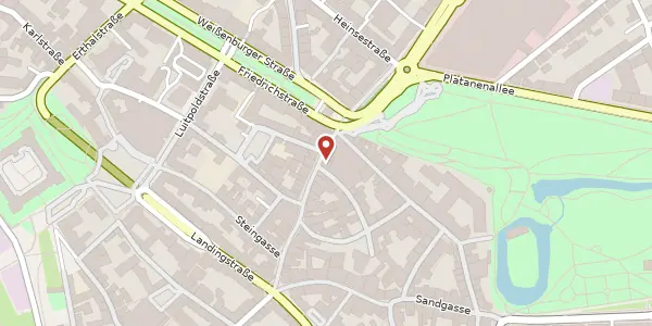 Karte der Umgebung von Herstallstraße 34, 63739 Aschaffenburg
