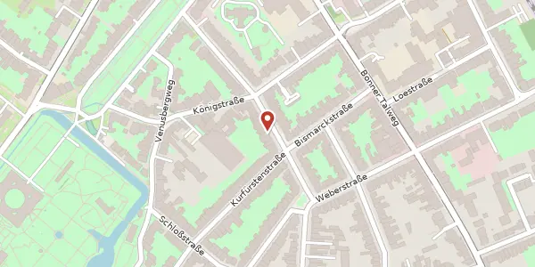 Karte der Umgebung von Argelander Str. 40, 53115 Bonn