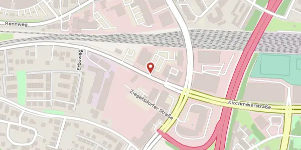 Karte der Umgebung von Prüfeninger Schloßstr. 2a, 93051 Regensburg