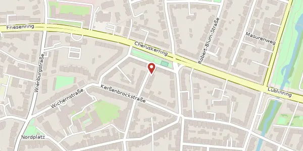 Karte der Umgebung von Tannenbergstr. 28, 48147 Münster
