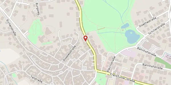 Karte der Umgebung von Hainstraße 7a, 61476 Kronberg