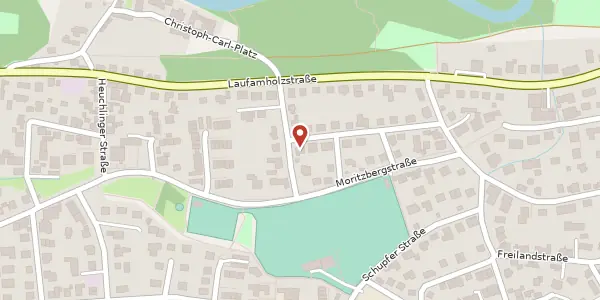 Karte der Umgebung von Kainsbacher Str. 2, 90482 Nürnberg