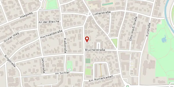 Karte der Umgebung von Homburger Str. 22, 61231 Bad Nauheim