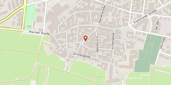 Karte der Umgebung von Rathausstraße 10, 65239 Hochheim