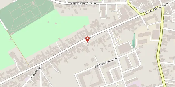 Karte der Umgebung von Brandenburger Straße 143, 14542 Werder