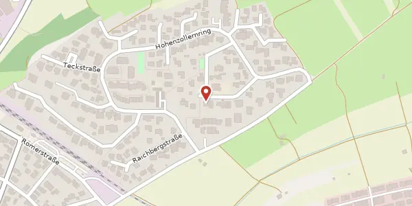 Karte der Umgebung von Roßbergstraße 13, 72119 Ammerbuch