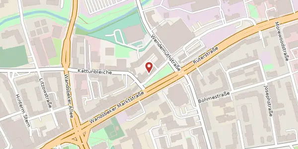 Karte der Umgebung von Wandsbeker Zollstr. 5, 22041 Hamburg