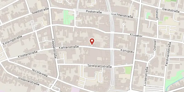 Karte der Umgebung von Kahlenstr. 9, 59555 Lippstadt
