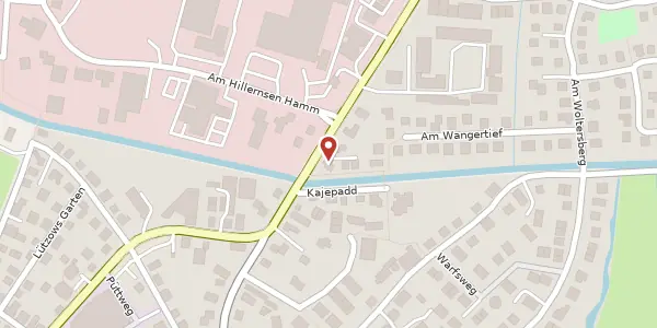 Karte der Umgebung von Wangerländische Str. 32, 26441 Jever