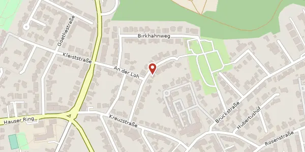 Karte der Umgebung von Nachtigallenweg 12, 40882 Ratingen