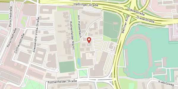 Karte der Umgebung von Am Hasselbach 5, 38440 Wolfsburg